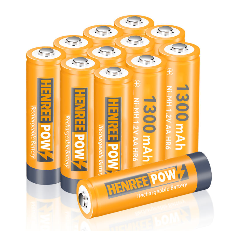 Henreaepow 1.2V 1300mAh AA Ni-MH punjive baterije