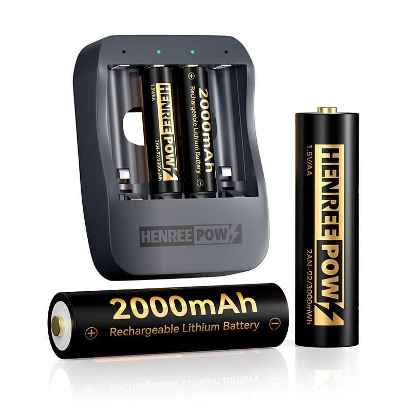 HenReepow AA 2000mAh 1.5V litijumske baterije visokog kapaciteta