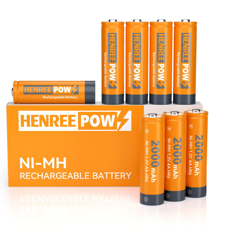 Henreepow AA 2000mAh 1.2V visoki kapacitet Ni-MH punjiva baterija